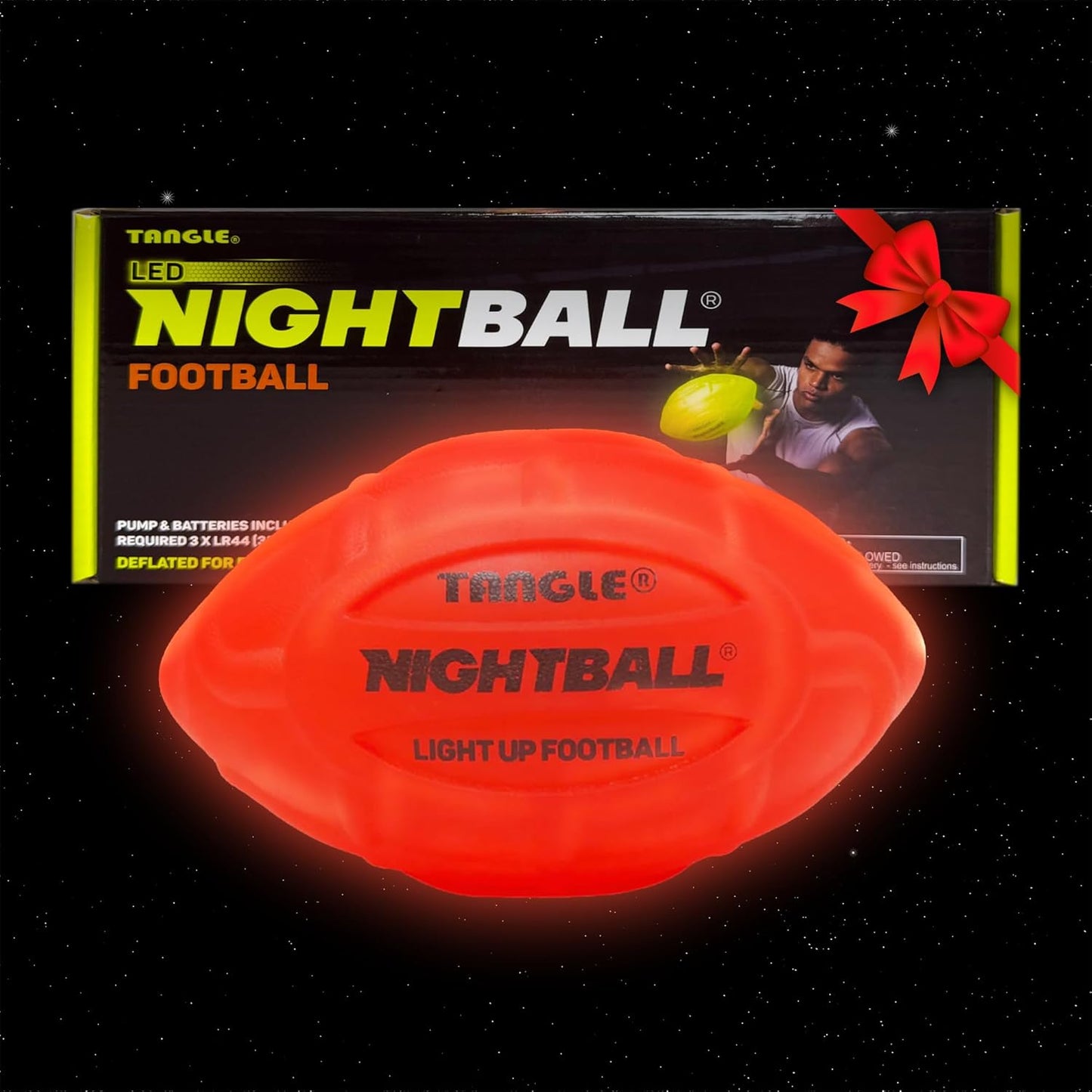 Glow in The Dark Nightball LED Football for Nighttime Fun