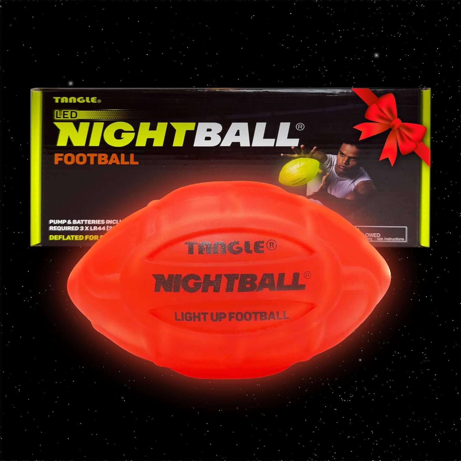 Glow in The Dark Nightball LED Football for Nighttime Fun