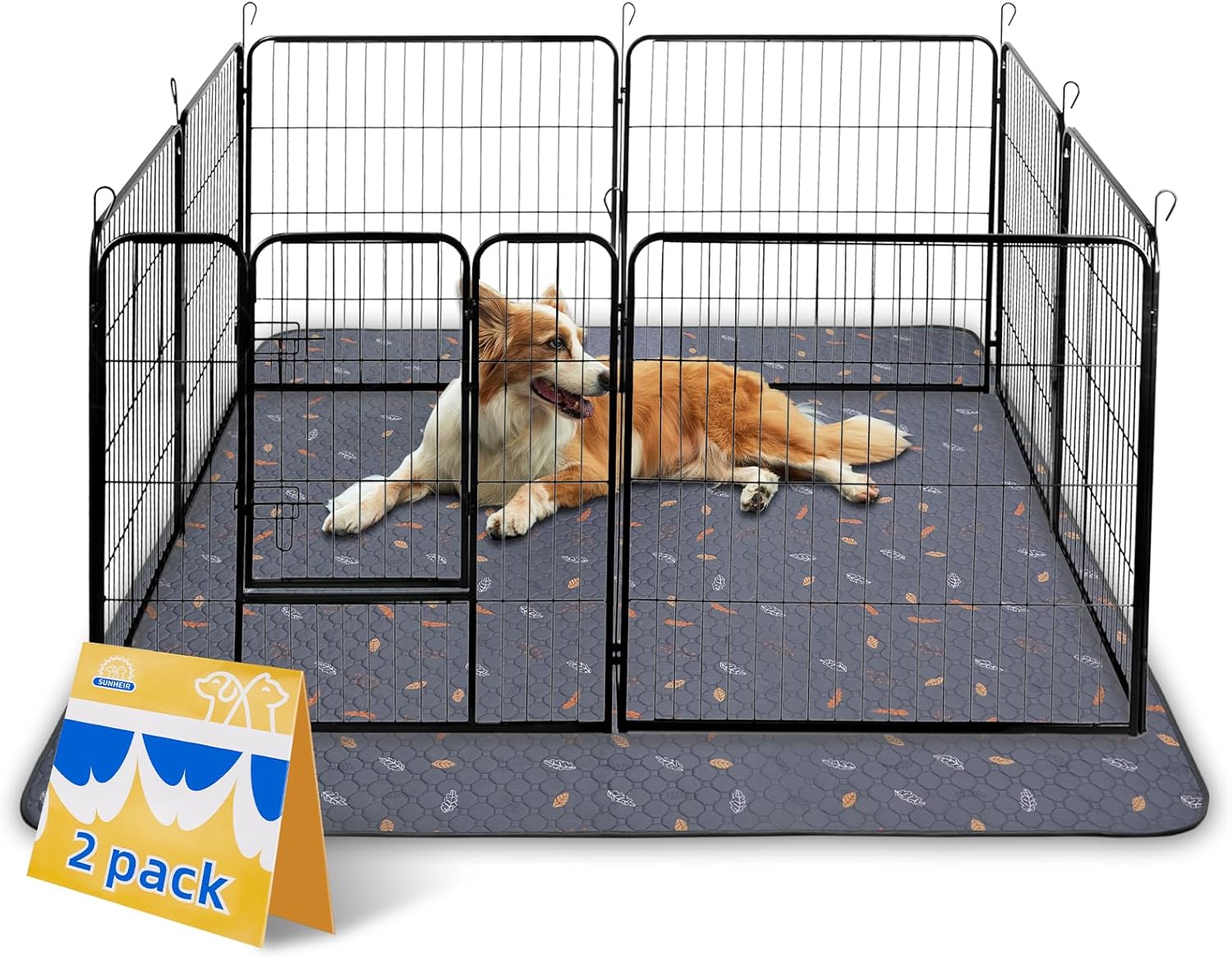 Sunheir Washable Pee Pads for Dogs - Extra Large 48in x 60in
