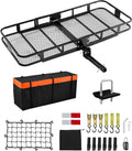 Hitch Cargo Carrier 70 x 30 x 6 in - Heavy Duty 500 lb Capacity