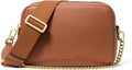 Bryant Medium Pebbled Leather Double Zip Crossbody for Women