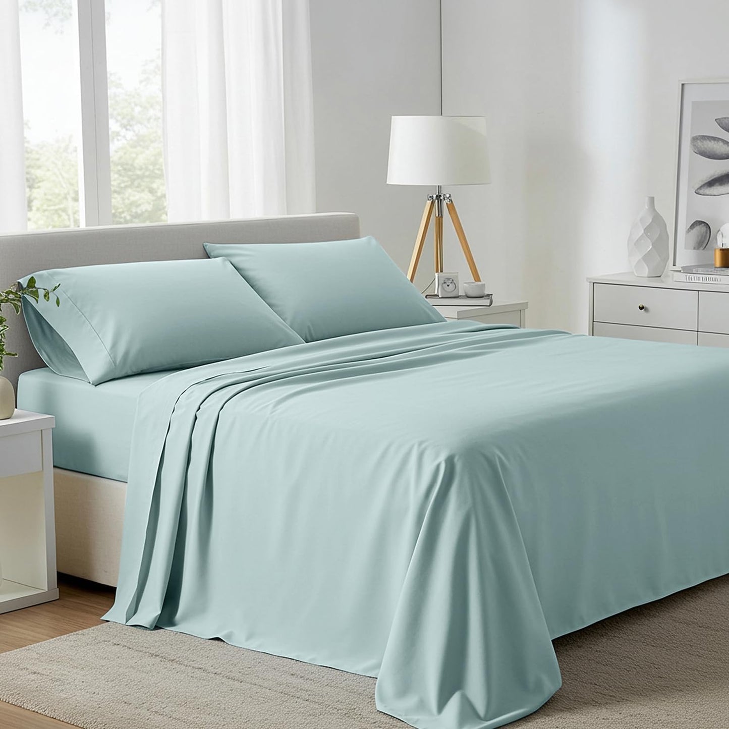 Carressa Linen 100% Egyptian Cotton King Size Sheets Set Review