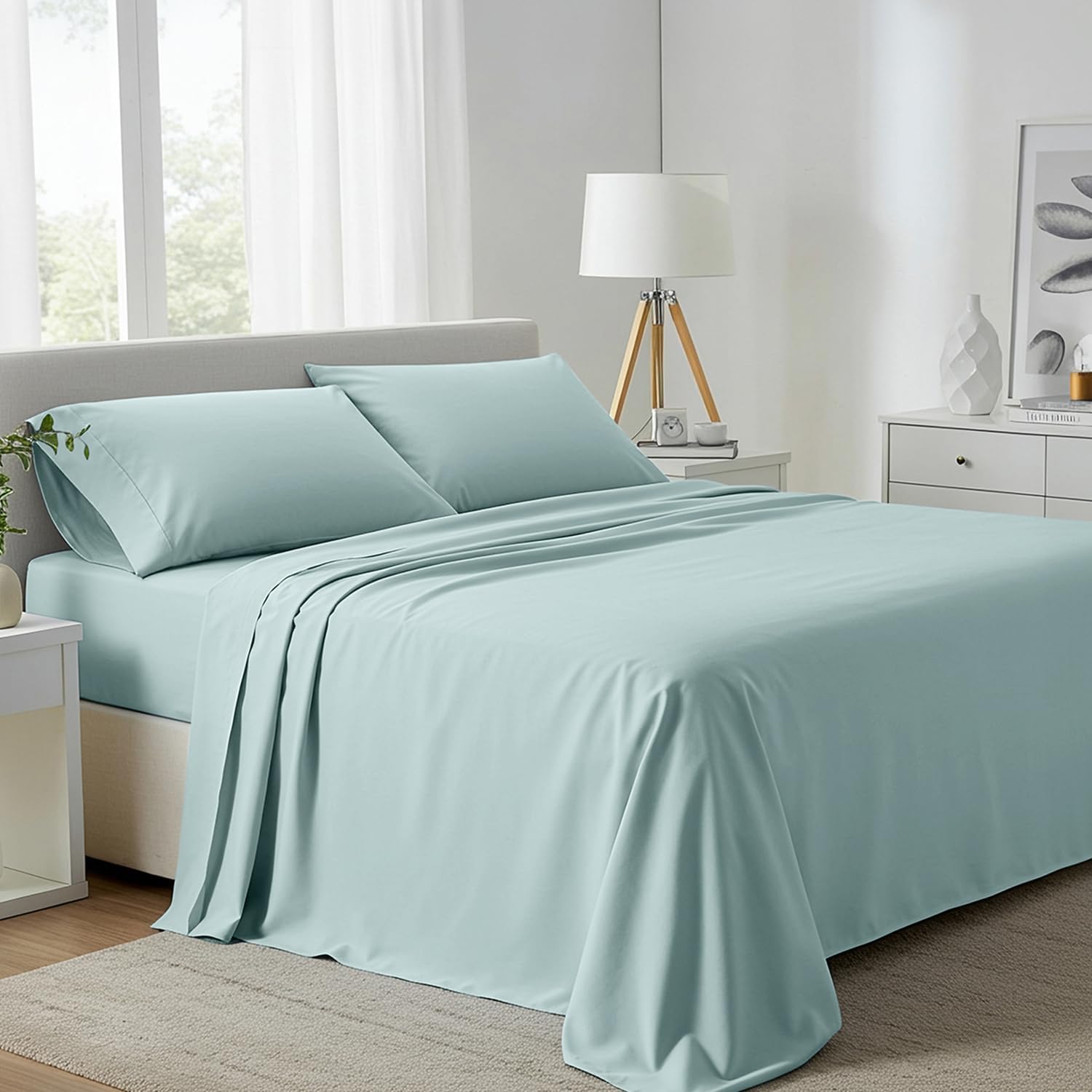 Carressa Linen 100% Egyptian Cotton King Size Sheets Set Review