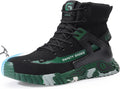 Steel Toe Shoes for Men Work Safety Shoes Mid Cut - Lightweight