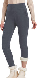 Women's Casual Sherpa Fleece Lined Leggings for Cozy Warmth