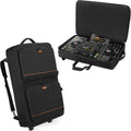 DJ Controller Bag Backpack with Wheels - Wheeled DJ Carrying Case
