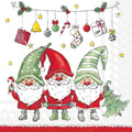 Xmas Good Fellows Cocktail Napkins