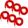 Nuogo 6 Pcs Velvet Stanchion Rope for Elegant Crowd Control