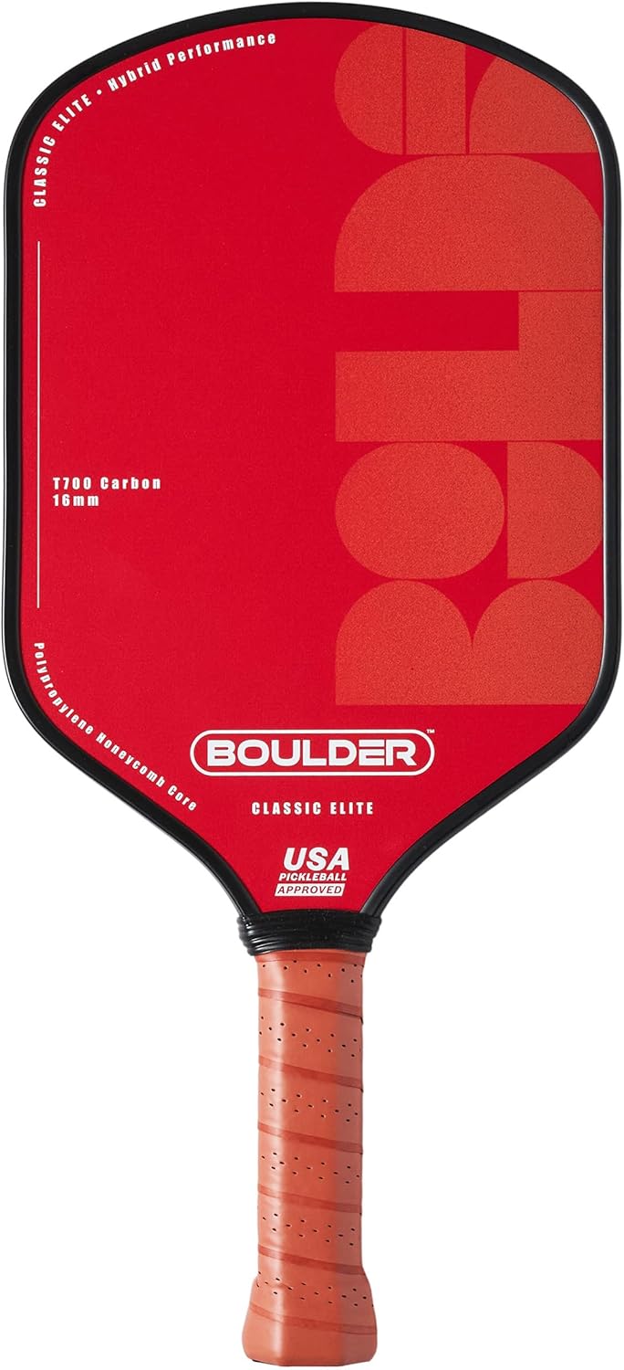Boulder Carbon Fiber Pickleball Paddle for All Skill Levels