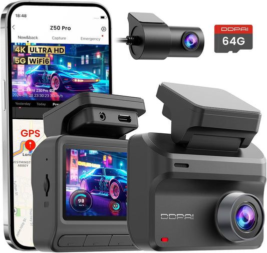 DDPAI Z50 Pro 4K Dash Cam: Ultimate Protection!