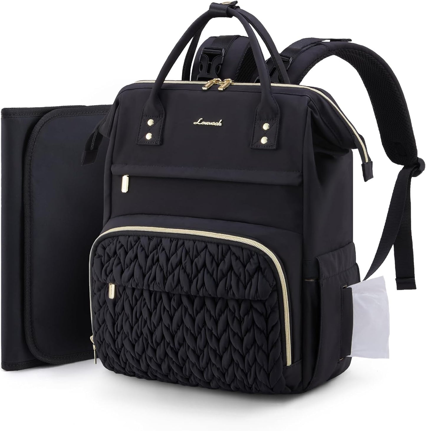 LOVEVOOK Diaper Bag Backpack with Changing Station for Parents