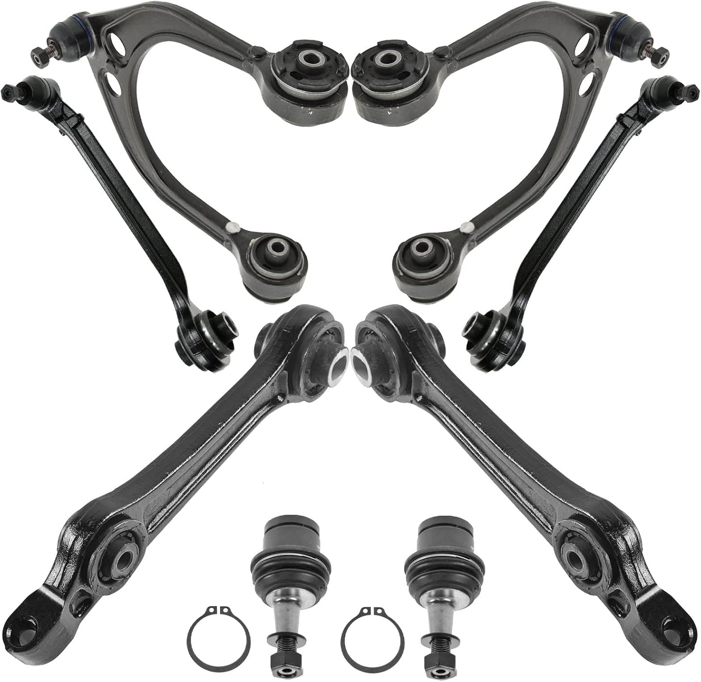TRQ Front Control Arm with Ball Joint Set for Chrysler 300