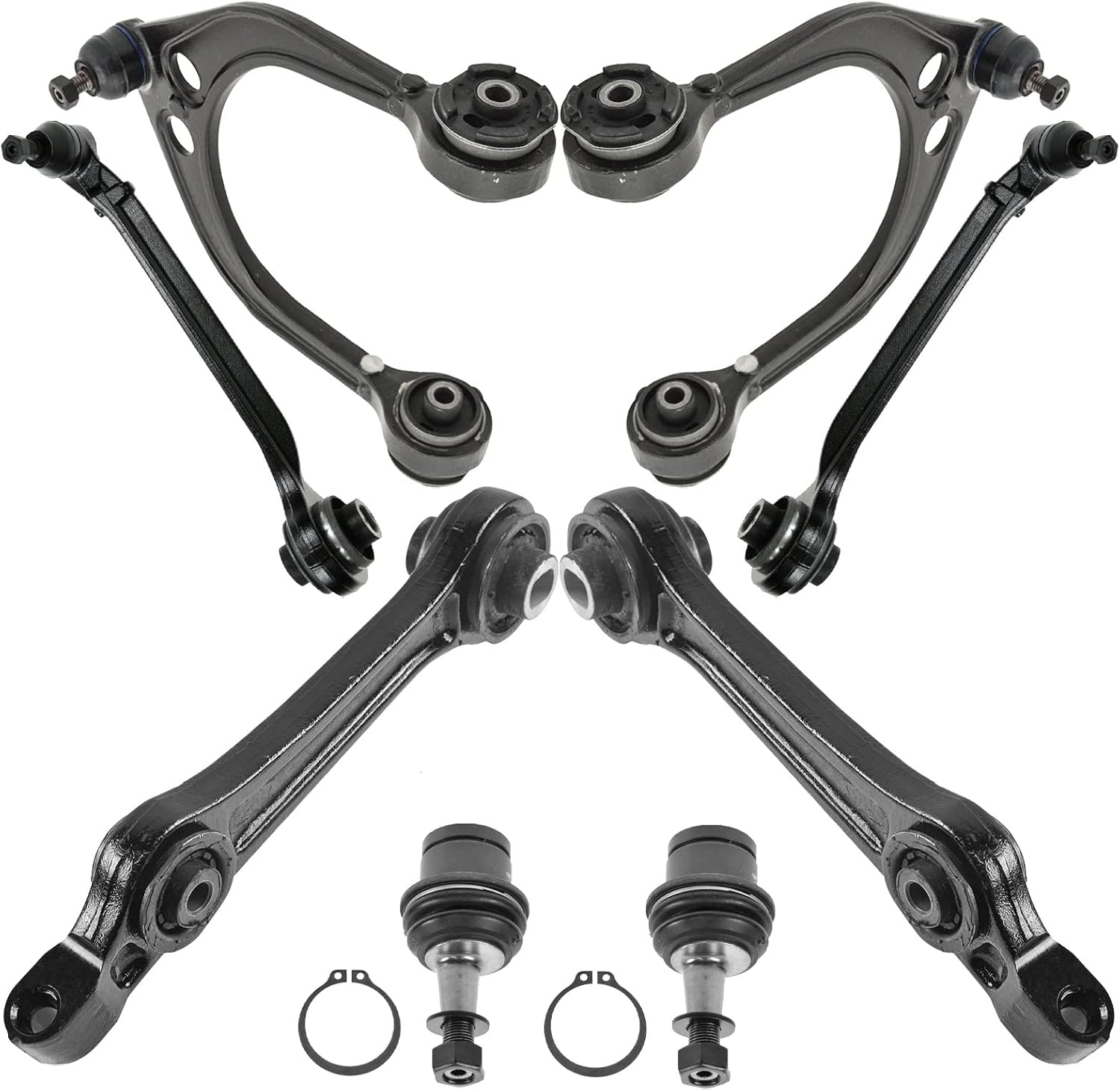 TRQ Front Control Arm with Ball Joint Set for Chrysler 300