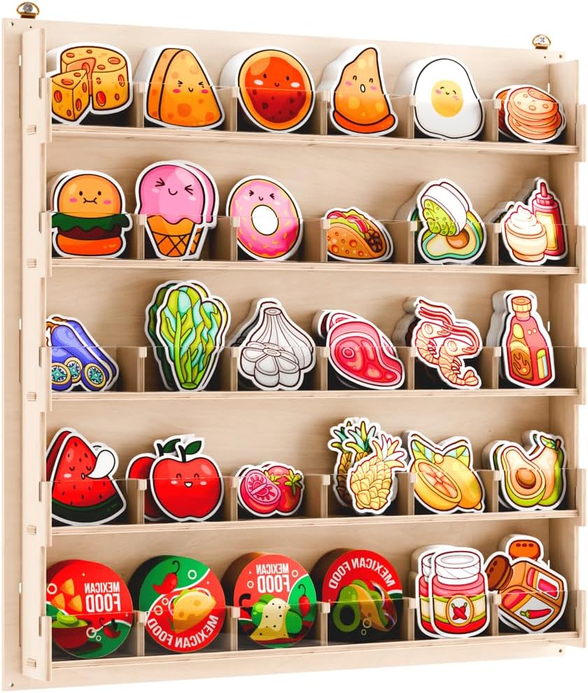 Wall Mount Sticker Display Stand for Vendors and Artists