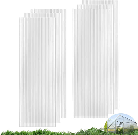 UMIG 6 PCS Polycarbonate Greenhouse Panels for Optimal Growth