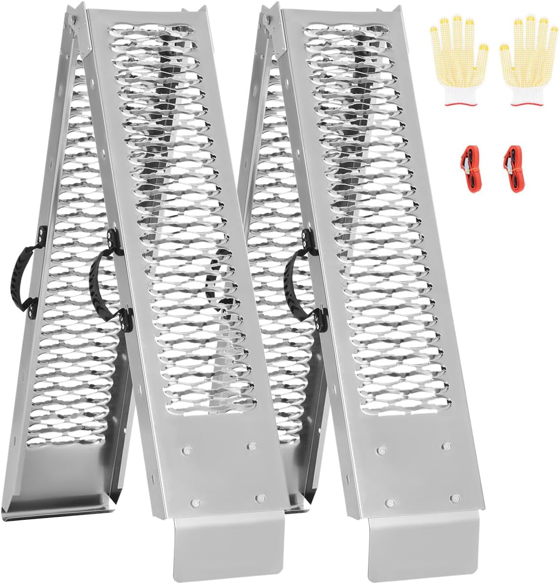 VEVOR Steel Ramps for ATV, UTV, Motorcycle - 1000 lbs Capacity