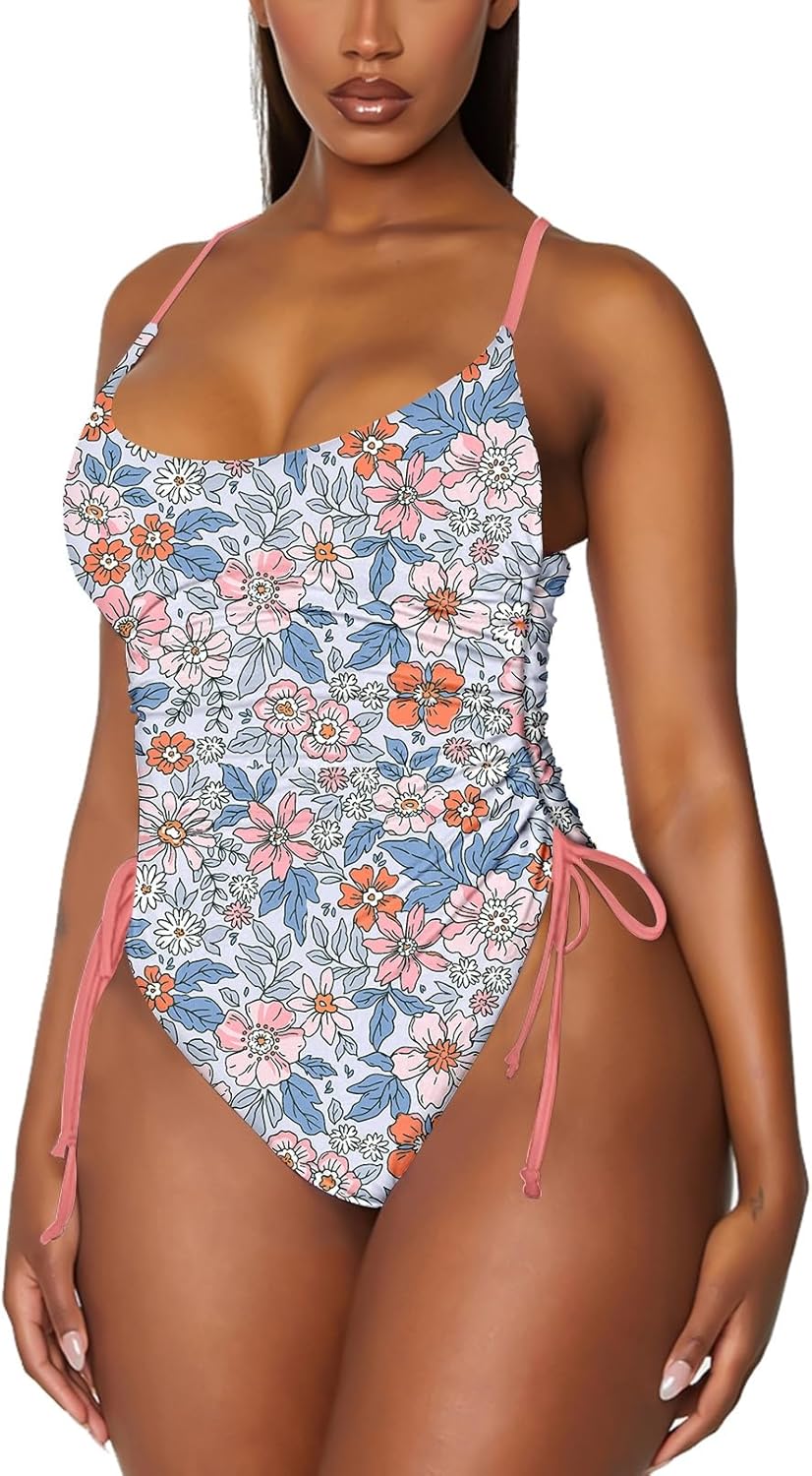 Viottiset Women's Ruched High Cut One Piece Swimsuit Review