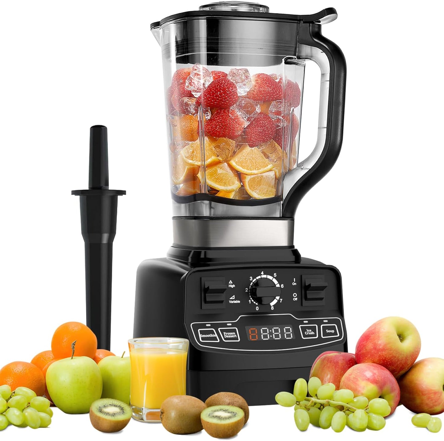 Enfmay 1450W High Speed Smoothie Blender
