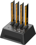 M.2 NVMe & SATA SSD Docking Station 4-Bay - Fast 10Gbps Transfer