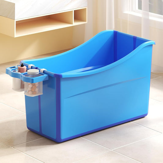 Collapsible Baby Bathtub Portable Foldable Toddler Bath Tub