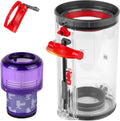Dyson Large Dust Container w/ HEPA Filter - Enhance Vacuum Efficiency!