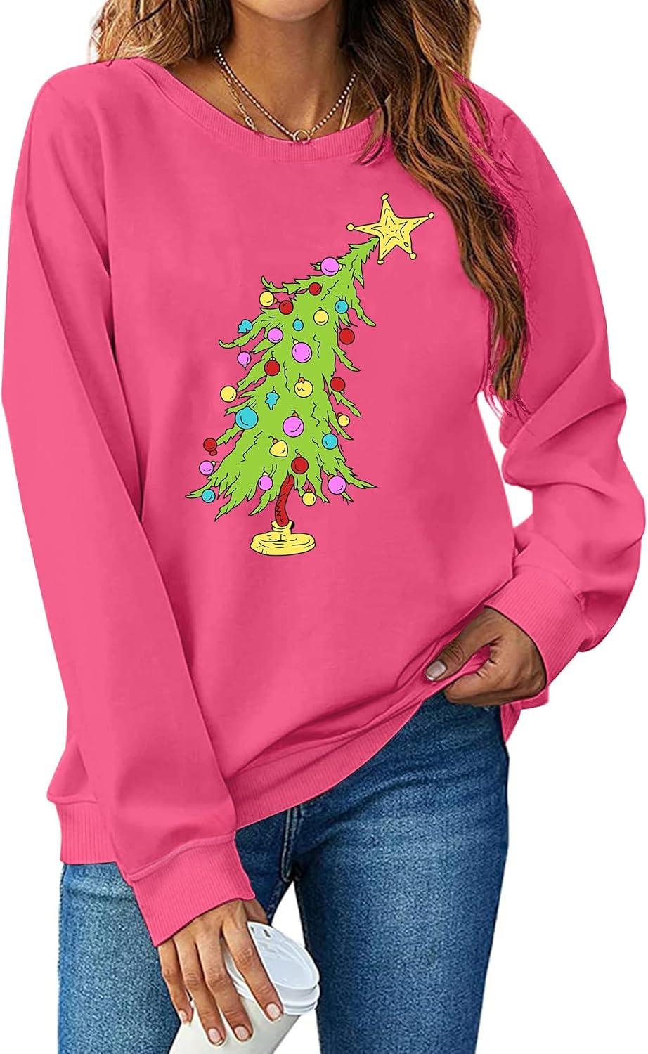 PECHAR Christmas Sweatshirts - Festive Graphic Tees