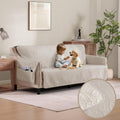 Quilted Grand Sofa Cover for 4 Cushion Couch 98in - Water-Repellent