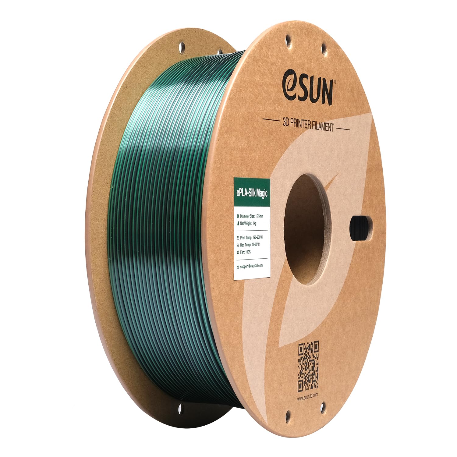 eSUN Silk Magic PLA Filament 1.75mm for Stunning 3D Prints