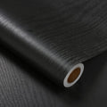 Peel and Stick Black Wood Grain Contact Paper - Textured Self-Adhesive