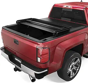 oEdRo Tri-Fold Truck Bed Tonneau Cover for 2014-2018 Chevy