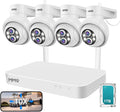 MMQ Auto Track 10x Hybrid Zoom Dual Lens WiFi Security Camera System