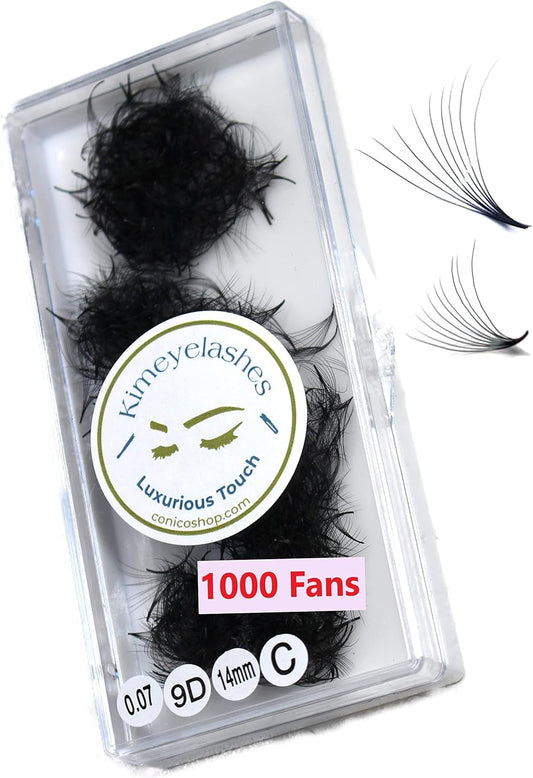 9D Premade Volume Fans for Stunning Eyelash Extensions