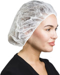 Unisex Polypropylene Bouffant Caps for Healthcare and Food Service