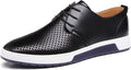 Mens Casual Oxford Shoes for Work - Breathable Flat Sneakers