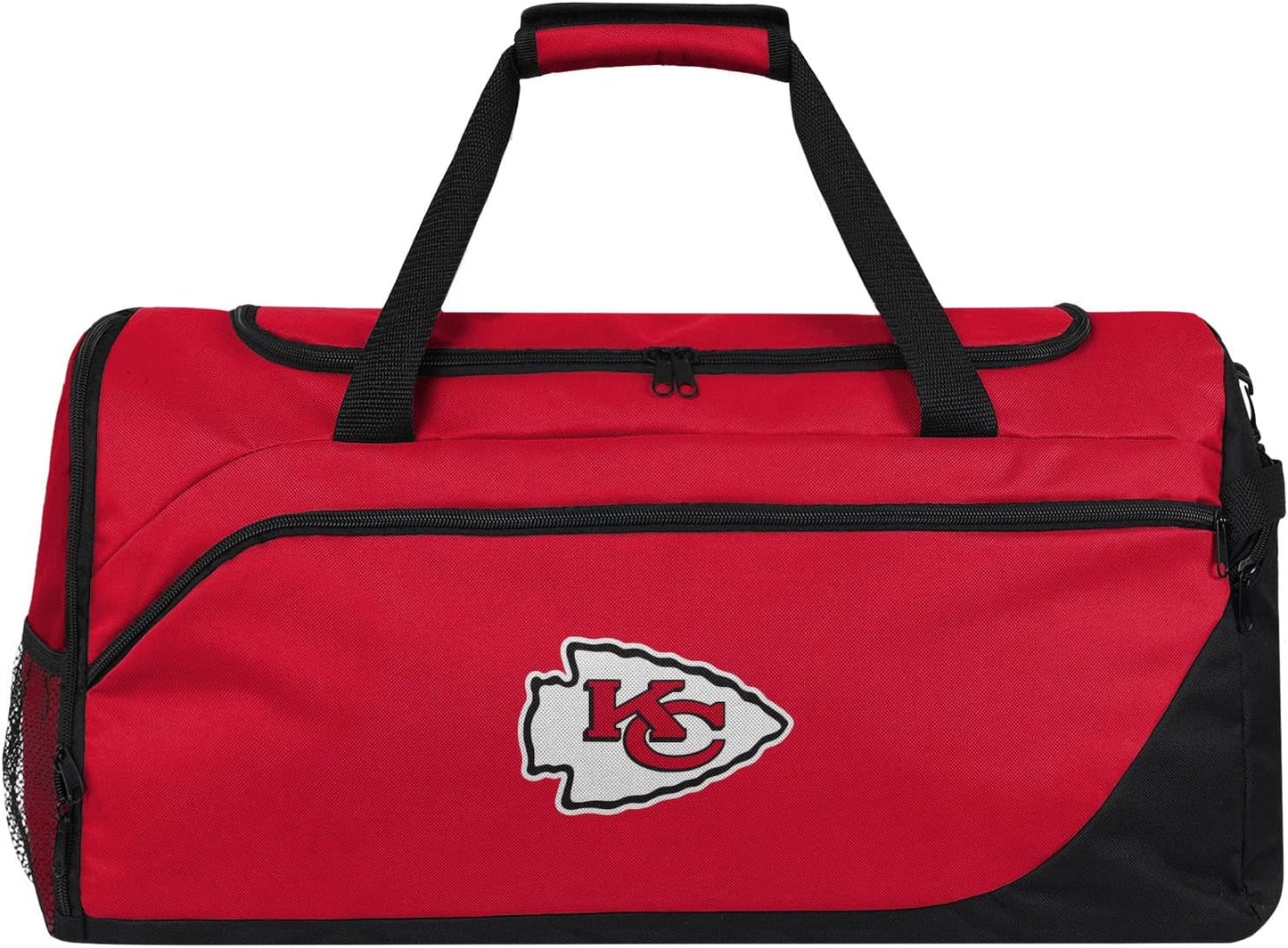 FOCO NFL Solid Big Logo Duffle Bag for Sports Enthusiasts