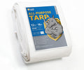 GUARD SHIELD 12x16ft White Heavy Duty Waterproof Tarp