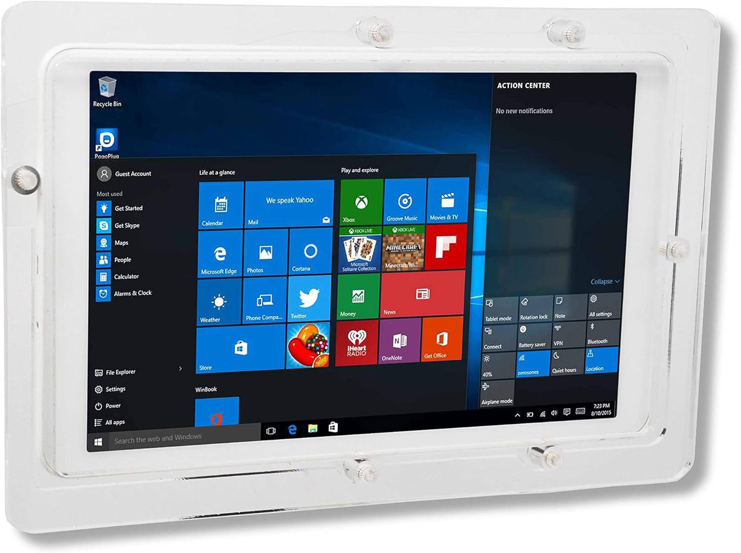 TABcare Anti-Theft Security Acrylic VESA Case for Surface Pro