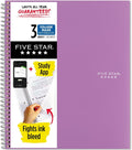 Five Star Spiral Notebook 3-Subject College Ruled - Durable Notekeeper