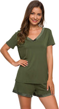 Viscose from Bamboo Pajama Set for Women - Soft Short Sleeve S-4X
