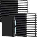 Lined Notebook Journal A5 28 Pack - Durable PU Hardcover Set