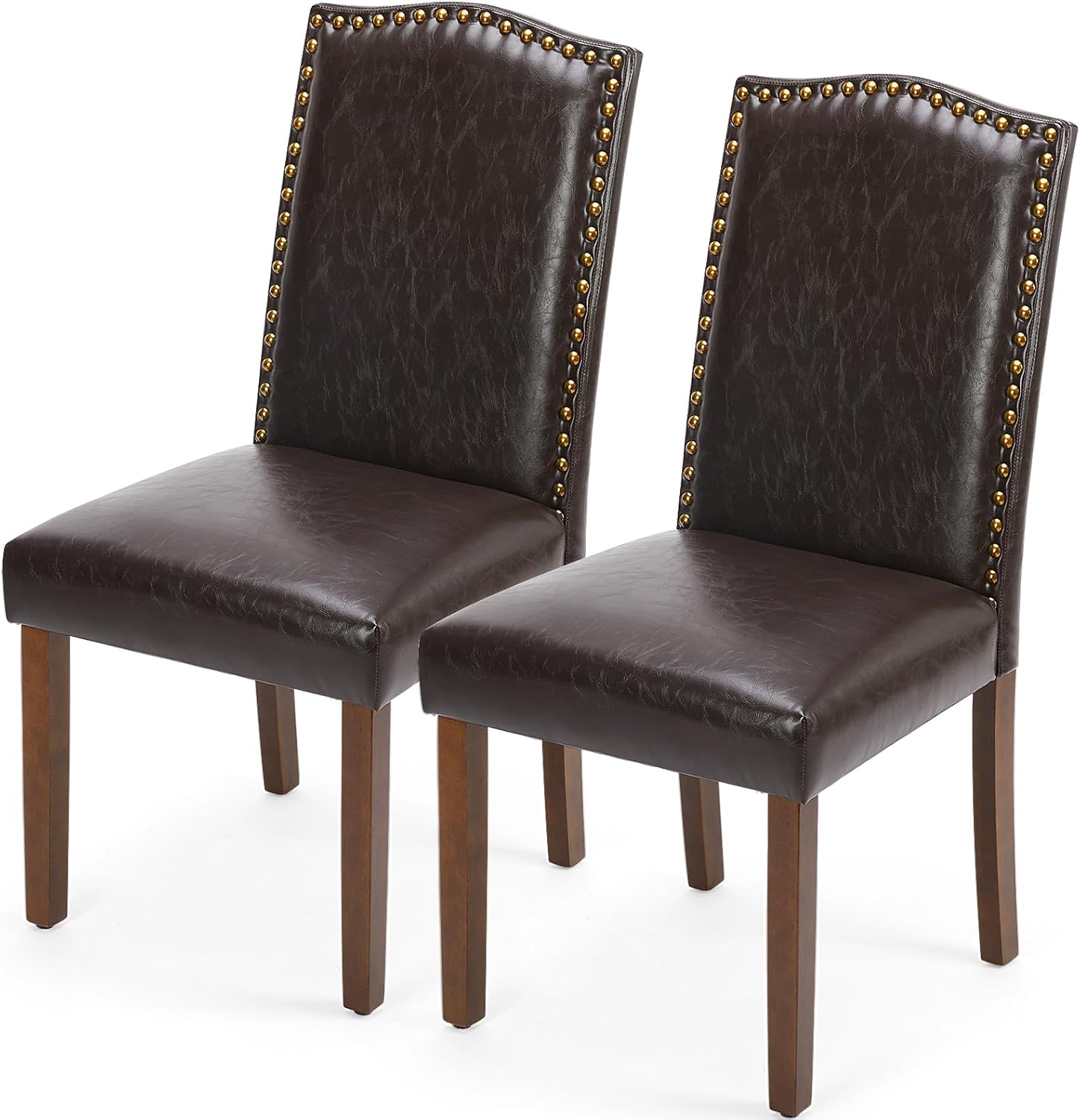 DUMOS Upholstered Dining Chairs Set of 2 for Modern Elegance
