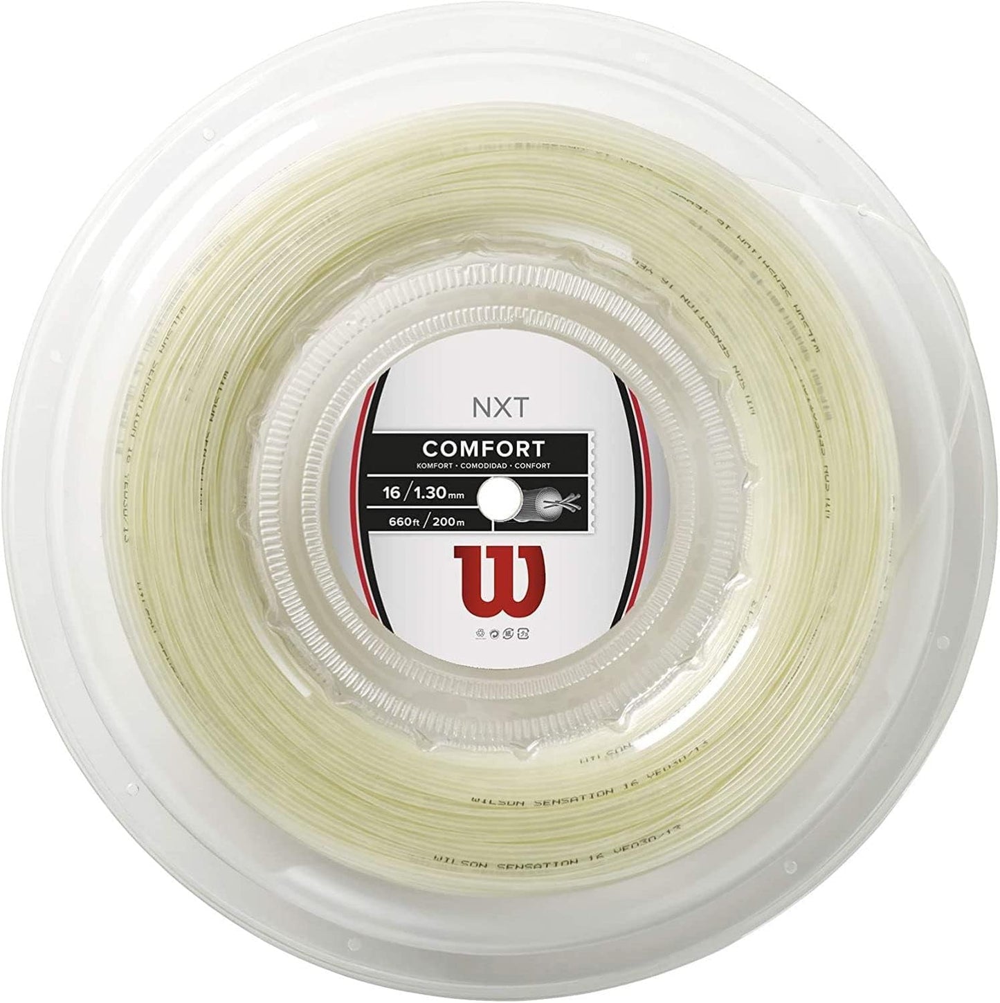 WILSON NXT 16 Tennis String Set - High Performance 200m Reel