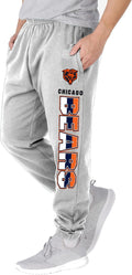 NFL Kids Youth Primary Team Logo Stripe Fleece Joggers - Cozy Fit
