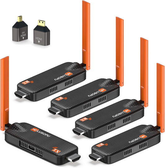 WELUSOPU Wireless HDMI Extender - Stream to 6 Devices!