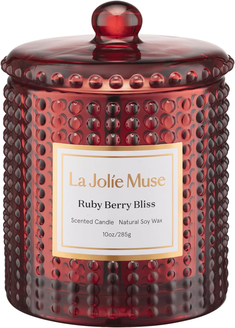 Ruby Berry Bliss Scented Candle for Festive Home Decor