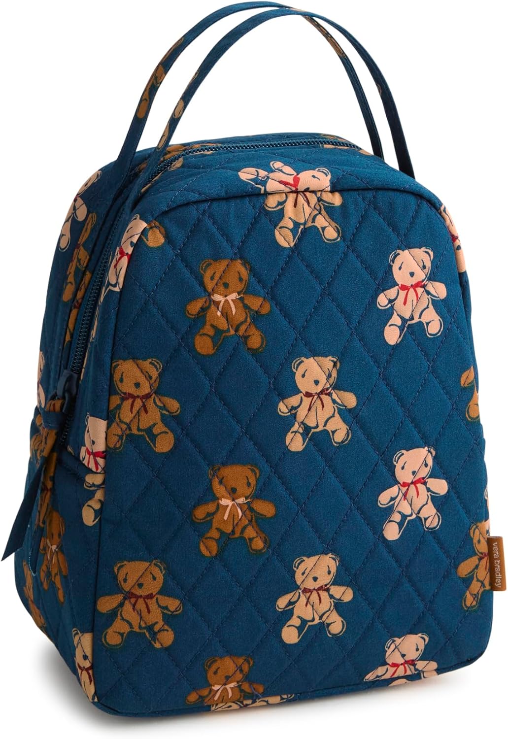 Vera Bradley Premium Cotton Lunch Bag with Bunch of Bears Design