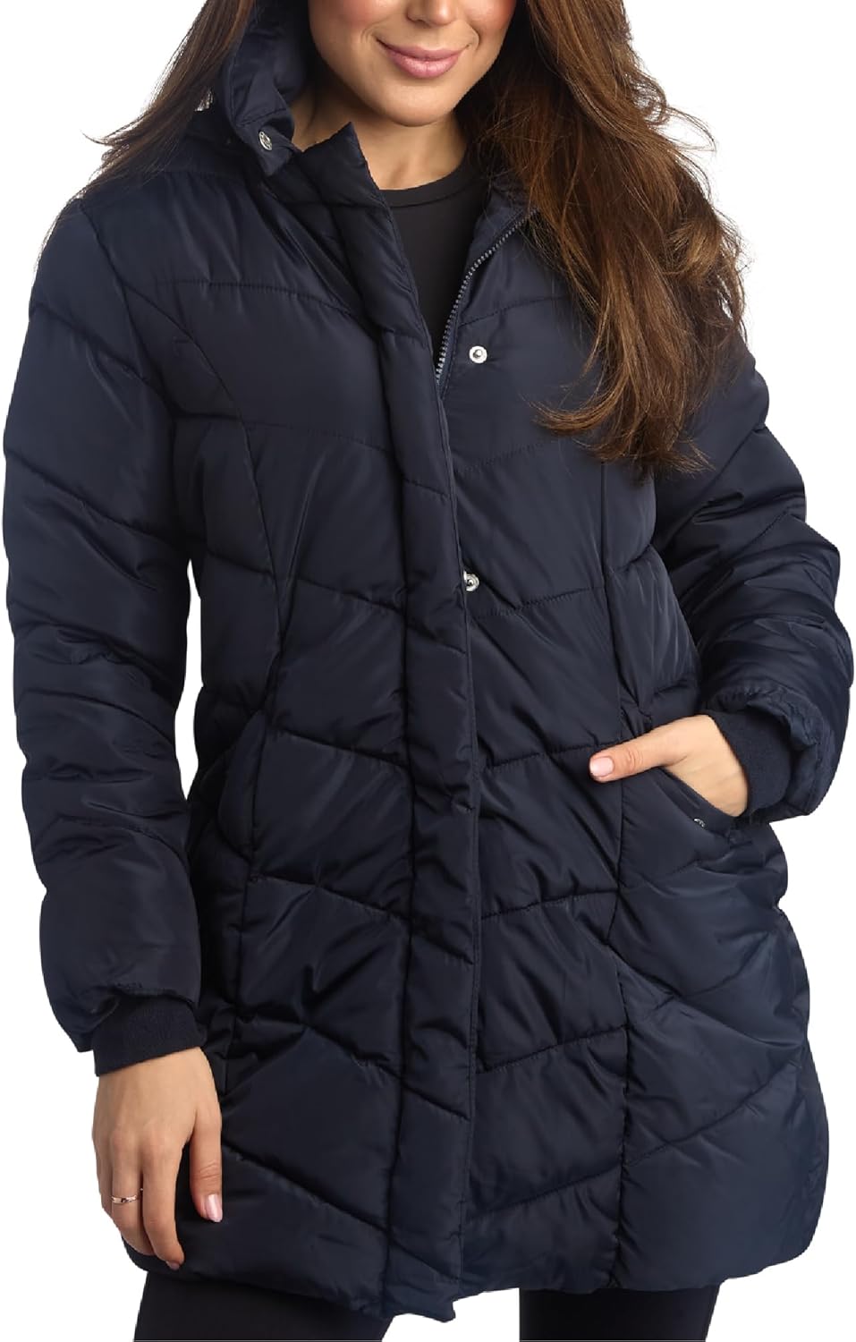 Stylish Long Puffer Coat for Women - Heavyweight Insulated Jacket