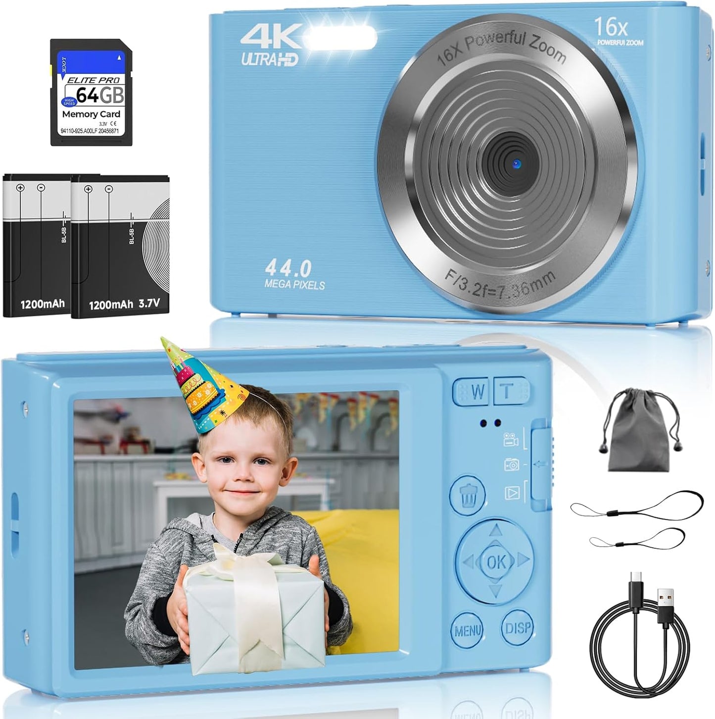 Capture Every Moment in FHD 4K: Kids Camera Bundle