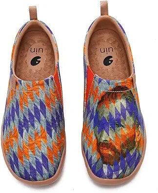 UIN Women's Floral Art Sneakers for Travel and Daily Use