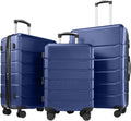 Sweetcrispy Carry on Luggage 3-PCS Set - Lightweight Hard Shell